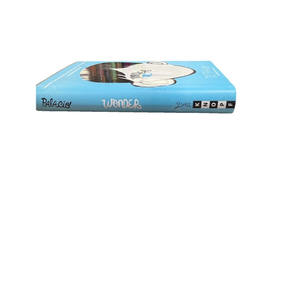 Wonder RJ Palacio Hardcover Novel Classroom Copy Teacher Name Written Inside - Picture 3 of 6